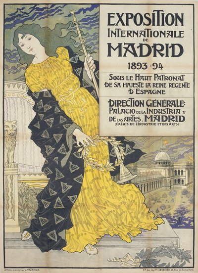 Exposition Internationale de Madrid von Eugene Grasset